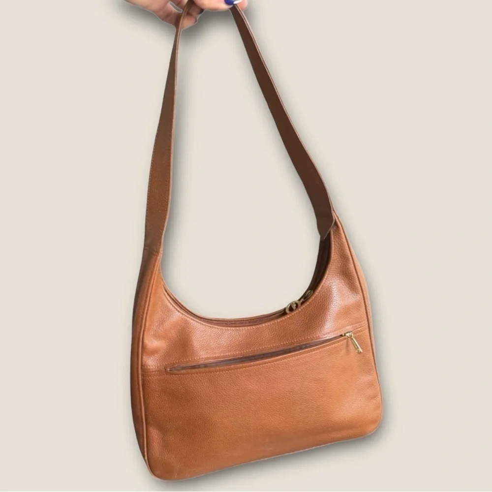 Longchamp leather shoulder bag
